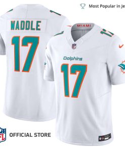 NFL Jersey Men’s Miami Dolphins Jaylen Waddle Jersey White Vapor F.U.S.E. Limited Jersey