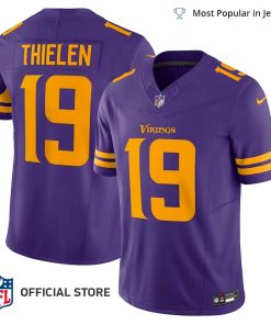 NFL Jersey Men’s Minnesota Vikings Adam Thielen Jersey Purple Vapor F.U.S.E. Limited JerseyAlternate