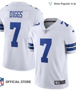 NFL Jersey Men’s Dallas Cowboys Trevon Diggs Jersey White Vapor Limited Jersey