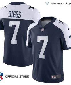 NFL Jersey Men’s Dallas Cowboys Trevon Diggs Jersey Navy Alternate Vapor Limited Jersey