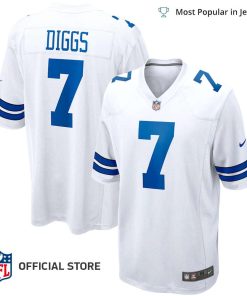NFL Jersey Men’s Dallas Cowboys Trevon Diggs Jersey White Game Jersey