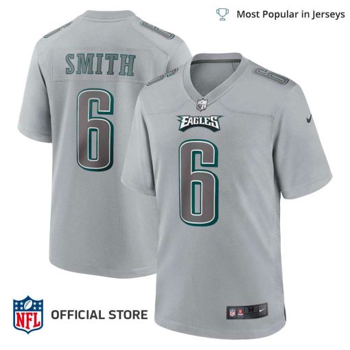 NFL Jersey Men’s Philadelphia Eagles Devonta Smith Jersey Gray Atmosphere Fashion Game Jersey