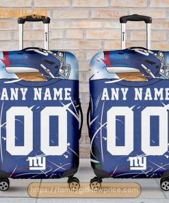 Custom Luggage Cover New York Giants Jersey Personalized Jersey Luggage Cover Protector