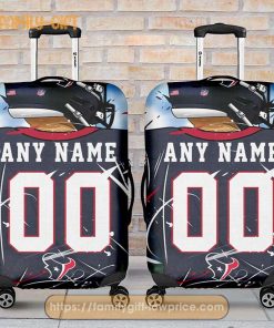 Custom Luggage Cover Houston Texans Jersey Personalized Jersey Luggage Cover Protector