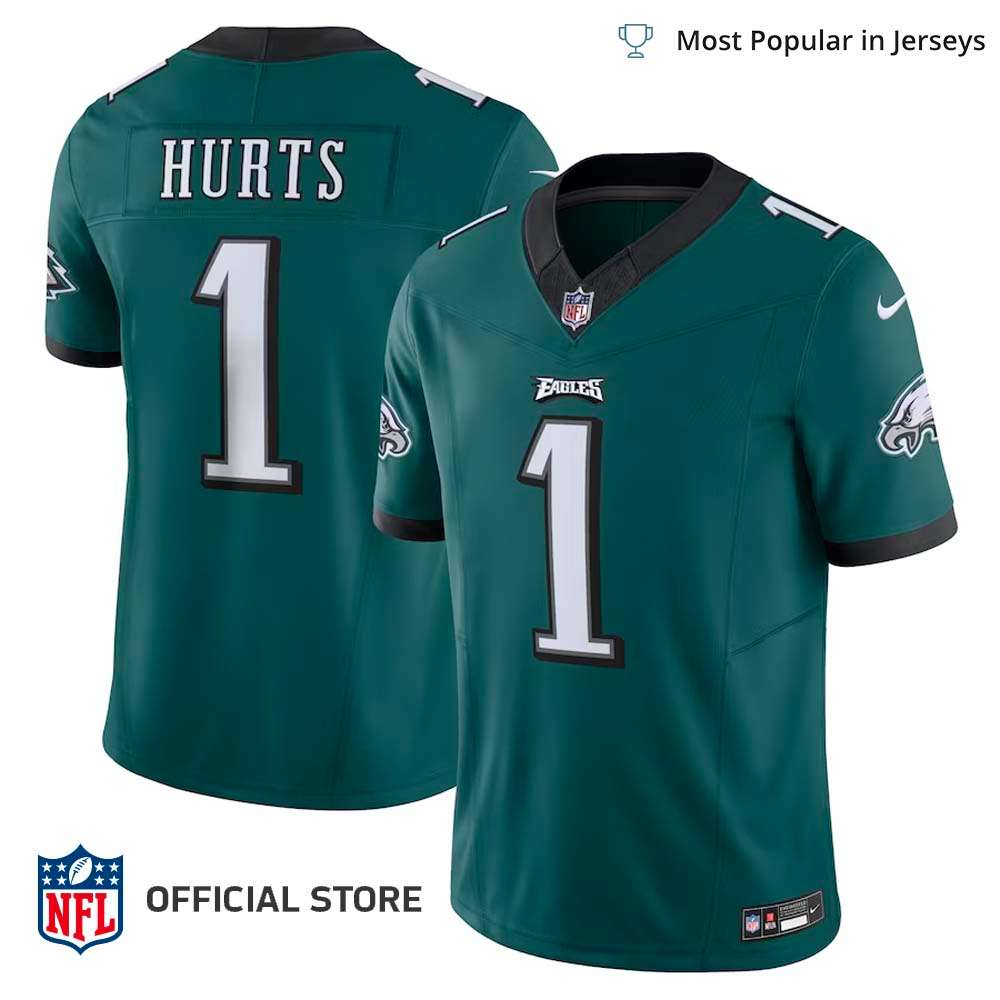 Men's Nike Kelly Green Philadelphia Eagles Alternate Custom Game Jersey