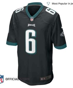 NFL Jersey Men’s Philadelphia Eagles Devonta Smith Jersey Black Game Jersey