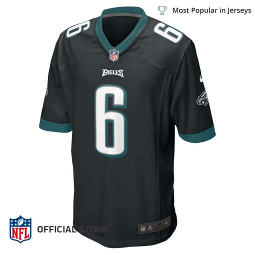 NFL Jersey Men’s Philadelphia Eagles Devonta Smith Jersey Black Game Jersey