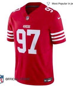 NFL Jersey Men’s San Francisco 49ers Nick Bosa Jersey Scarlet Vapor F.U.S.E. Limited Jersey