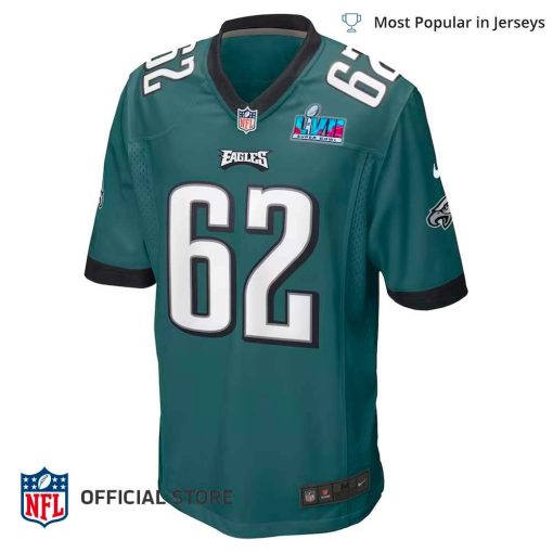 NFL Jersey Men’s Philadelphia Eagles Jason Kelce Super Bowl Jersey – Midnight Green