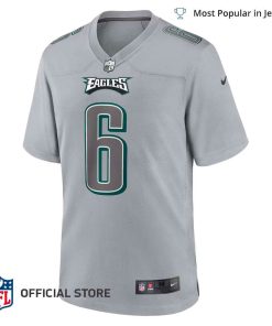 NFL Jersey Men’s Philadelphia Eagles Devonta Smith Jersey Gray Atmosphere Fashion Game Jersey