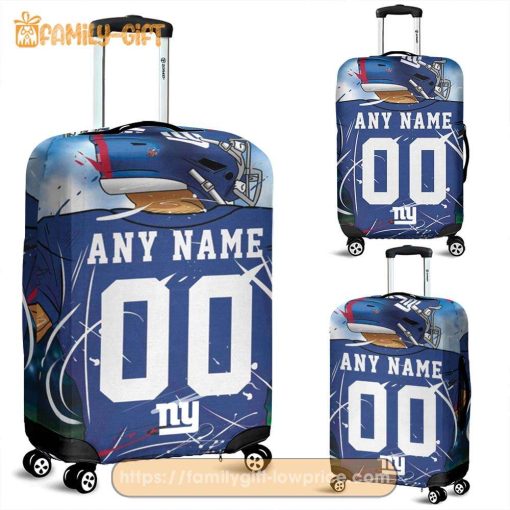 Custom Luggage Cover New York Giants Jersey Personalized Jersey Luggage Cover Protector