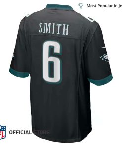 NFL Jersey Men’s Philadelphia Eagles Devonta Smith Jersey Black Game Jersey