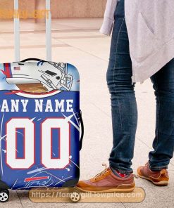 Custom Luggage Cover Buffalo Bills Jersey Personalized Jersey Luggage Cover Protector