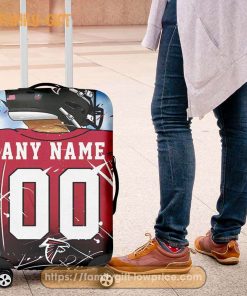 Custom Luggage Cover Atlanta Falcons Jersey Personalized Jersey Luggage Cover Protector