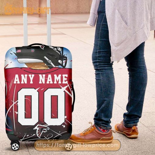 Custom Luggage Cover Atlanta Falcons Jersey Personalized Jersey Luggage Cover Protector