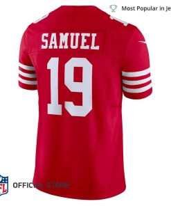 NFL Jersey Men’s San Francisco 49ers Deebo Samuel Jersey Scarlet Vapor F.U.S.E. Limited Jersey