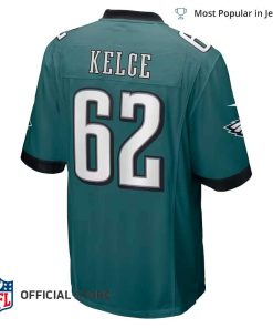 NFL Jersey Men’s Philadelphia Eagles Jason Kelce Super Bowl Jersey - Midnight Green