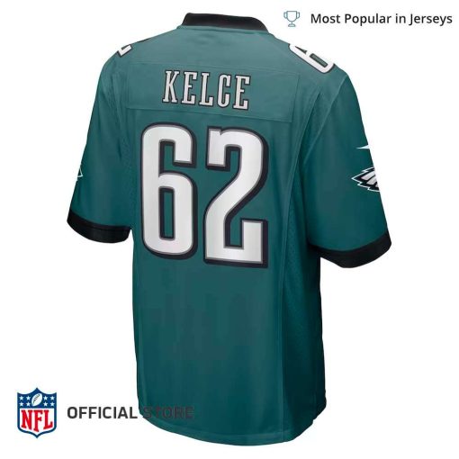 NFL Jersey Men’s Philadelphia Eagles Jason Kelce Super Bowl Jersey – Midnight Green