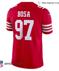 NFL Jersey Men’s San Francisco 49ers Nick Bosa Jersey Scarlet Vapor F.U.S.E. Limited Jersey