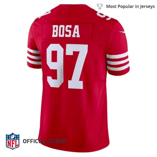 NFL Jersey Men’s San Francisco 49ers Nick Bosa Jersey Scarlet Vapor F.U.S.E. Limited Jersey