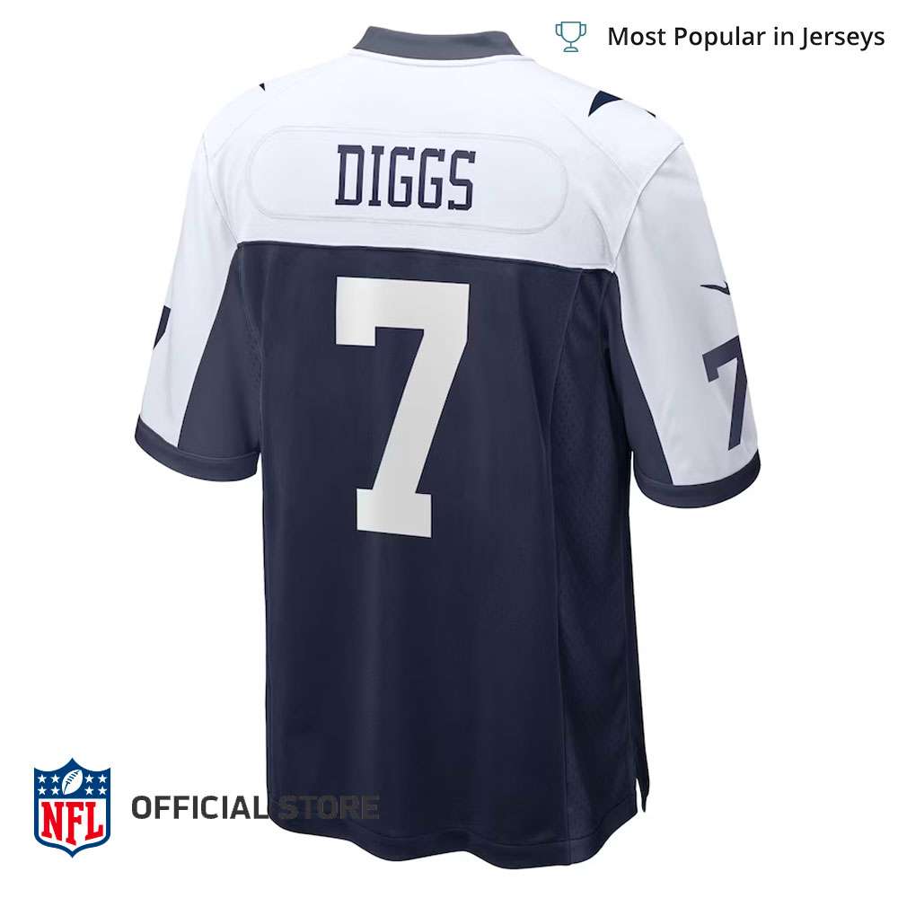 Youth Nike Trevon Diggs Gray Dallas Cowboys Atmosphere Game Jersey