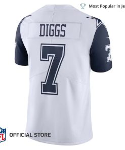 NFL Jersey Men’s Dallas Cowboys Trevon Diggs Jersey White Limited Vapor Jersey