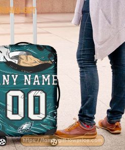 Philadelphia Eagles Jersey Personalized Jersey Luggage Cover Protector - Custom Name and Number