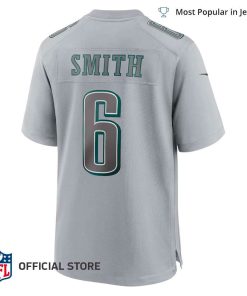 NFL Jersey Men’s Philadelphia Eagles Devonta Smith Jersey Gray Atmosphere Fashion Game Jersey