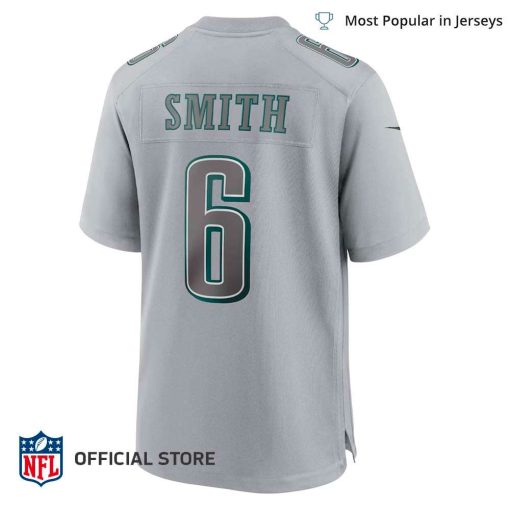 NFL Jersey Men’s Philadelphia Eagles Devonta Smith Jersey Gray Atmosphere Fashion Game Jersey