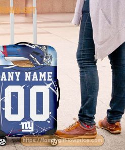 Custom Luggage Cover New York Giants Jersey Personalized Jersey Luggage Cover Protector