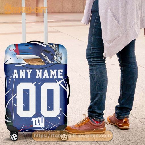 Custom Luggage Cover New York Giants Jersey Personalized Jersey Luggage Cover Protector