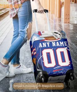 Custom Luggage Cover Buffalo Bills Jersey Personalized Jersey Luggage Cover Protector