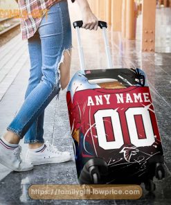 Custom Luggage Cover Atlanta Falcons Jersey Personalized Jersey Luggage Cover Protector