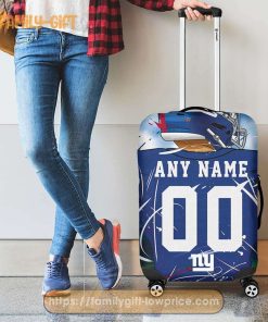 Custom Luggage Cover New York Giants Jersey Personalized Jersey Luggage Cover Protector