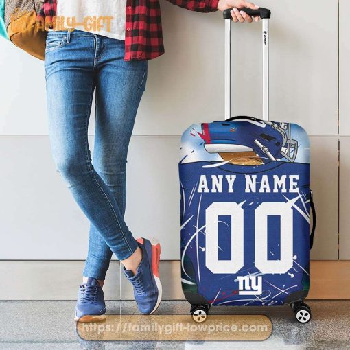 Custom Luggage Cover New York Giants Jersey Personalized Jersey Luggage Cover Protector