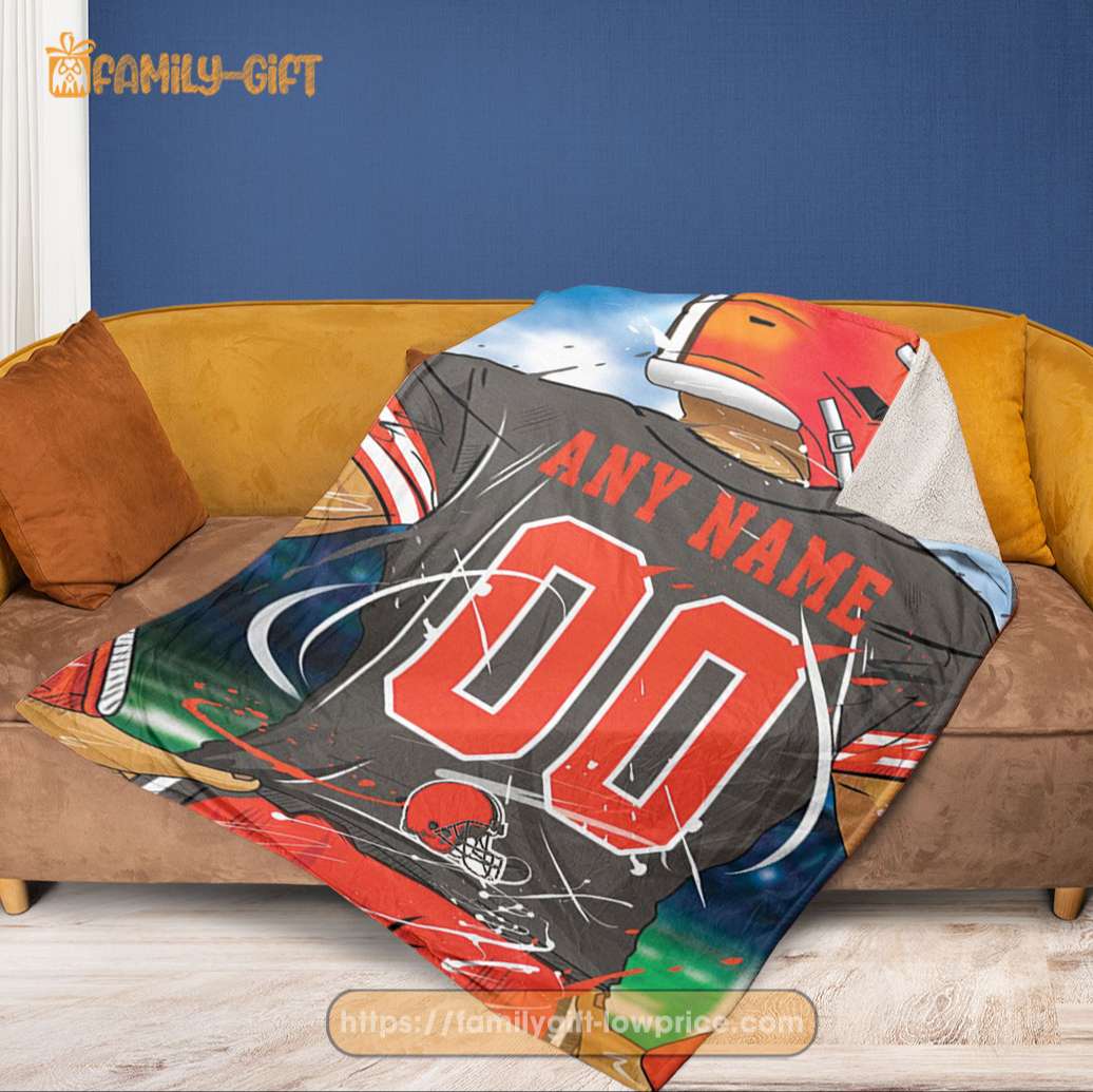 BEST Personalized NFL Cleveland Browns Oodie, Flanket, Blanket