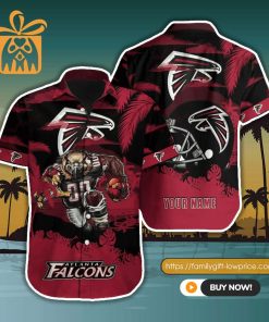 NFL Hawaiian Shirt - Atlanta Falcons Hawaiian Shirt for Men & Women - Customized Hawaiian Shirt