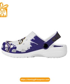 NFL Crocs - Baltimore Ravens Crocs Clog Shoes for Men & Women - Custom Crocs Shoes