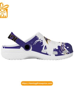 NFL Crocs - Baltimore Ravens Crocs Clog Shoes for Men & Women - Custom Crocs Shoes