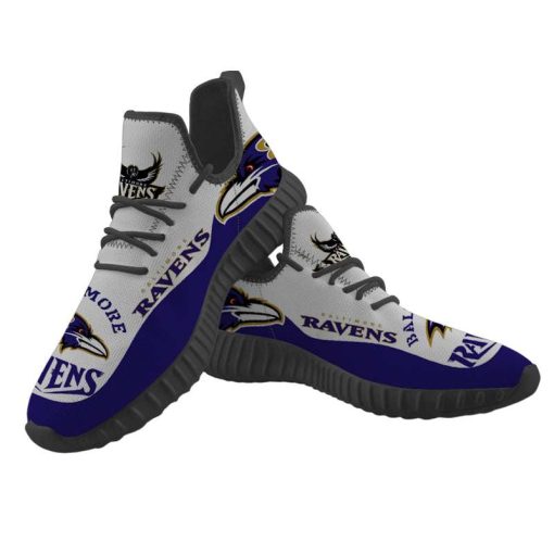 Baltimore Ravens Shoes – Unisex Yeezy Style Running Sneakers