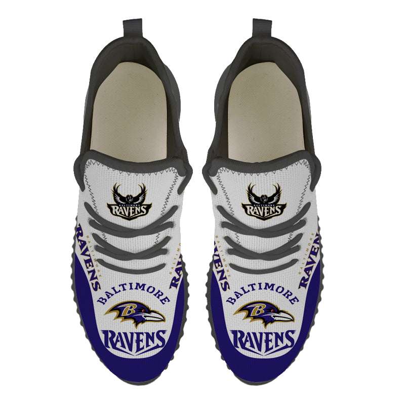 Baltimore Ravens Shoes - Unisex Yeezy Style Running Sneakers