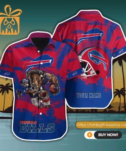 NFL Hawaiian Shirt - Buffalo Bills Hawaiian Shirt for Men & Women - Customized Hawaiian Shirt