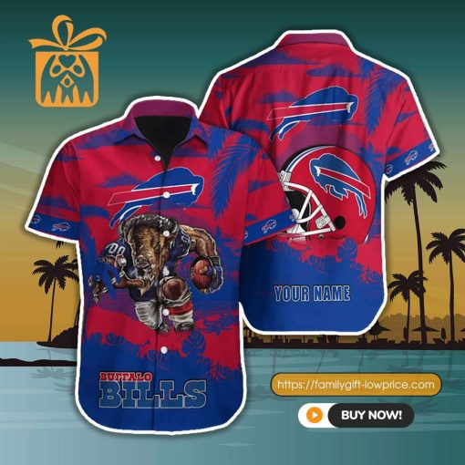 NFL Hawaiian Shirt – Buffalo Bills Hawaiian Shirt for Men & Women – Customized Hawaiian Shirt