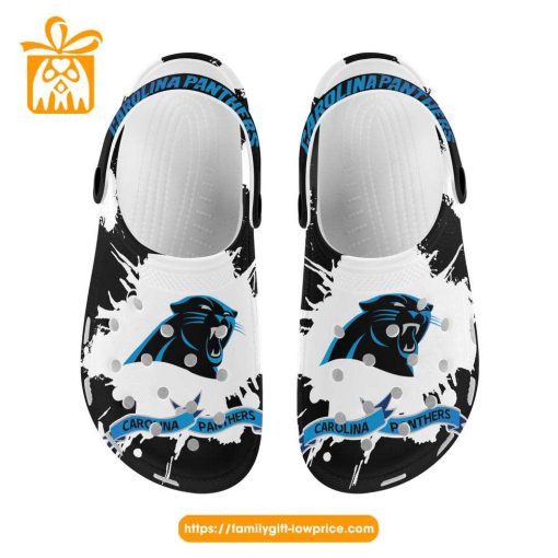 NFL Crocs – Carolina Panthers Crocs Clog Shoes for Men & Women – Custom Crocs Shoes