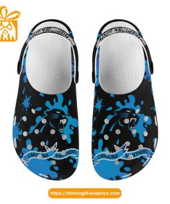 NFL Crocs – Carolina Panthers Crocs Clog Shoes for Men & Women – Custom Crocs Shoes
