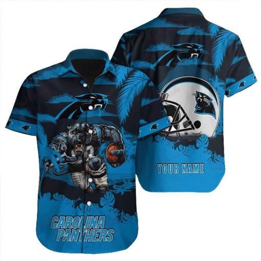 NFL Hawaiian Shirt – Carolina Panthers Hawaiian Shirt for Men & Women – Customized Hawaiian Shirt