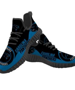 Carolina Panthers Shoes - Yeezy Running Shoes for For Men and Women - The Perfect Pair for Any Gameday 2