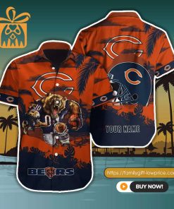 NFL Hawaiian Shirt - Chicago Bears Hawaiian Shirt for Men & Women - Customized Hawaiian Shirt