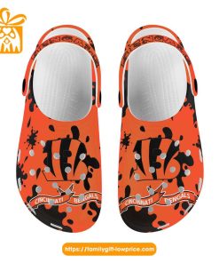 NFL Crocs – Cincinnati Bengals Crocs Clog Shoes for Men & Women – Custom Crocs Shoes