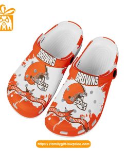 NFL Crocs - Cleveland Browns Crocs Clog Shoes for Men & Women - Custom Crocs Shoes